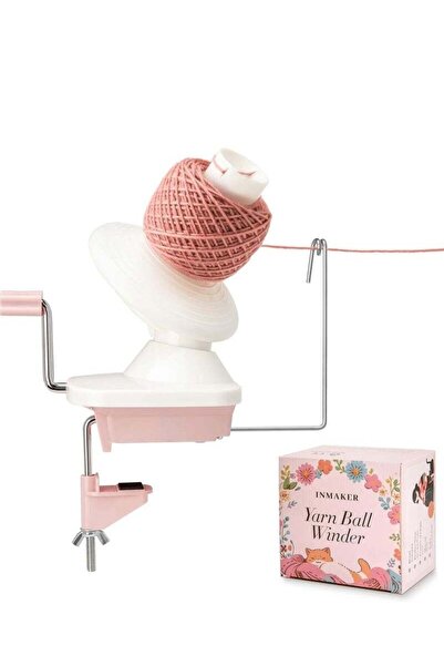 Arabest Yarn Winder, Pink Yarn Ball Winder for Crocheting Hand Operated, The ...