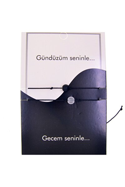 stainless steell Day and Night Friend Marteniçka Lucky Bracelet (Adjustable t...