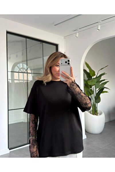 BE CHİC ΓΥΝΑΙΚΕΙΟ T-SHIRT ΜΕ ΚΟΝΤΟ ΜΑΝΙΚΙ, ΧΑΛΑΡΗ ΕΦΑΡΜΟΓΗ, OVERSIZE, ΜΠΛΟΥΖΑ...