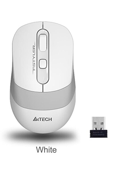 A4 Tech Fg10 Beyaz Nano Kablosuz Optik 2000 Dpı Mouse