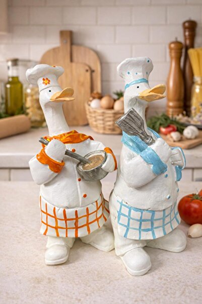 renklifircahobi RENKLİ FIRÇA AŞÇI ÖRDEKLER POLYESTER BİBLO HEDİYELİK