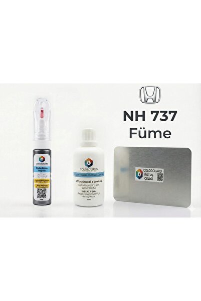 COLORGUARD Honda NH 737 Füme Rötuş Seti - 2 si 1 Arada İğne ve Fırça Uçlu Şiş...