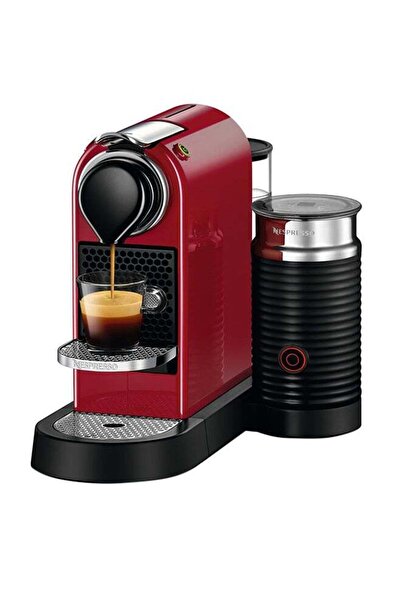 Generic Nespresso Citiz And Milk Coffee Machine C122CR Red