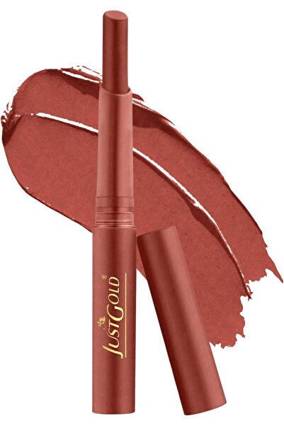 JUST GOLD Long Lasting Matte Finish Creamy Matte Lipstick - JG LL (26 - Peach)