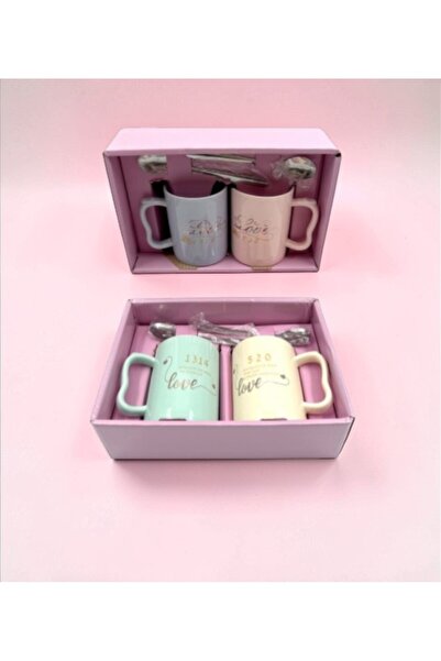 lstri طقم أكواب سيراميك من قطعتين، أفضل هدية للأمهات