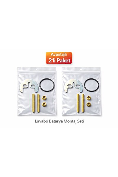 Öztürk 2’li Paket Lavabo Batarya Ay Takımı Montaj Seti – Musluk Sabitleme Apa...