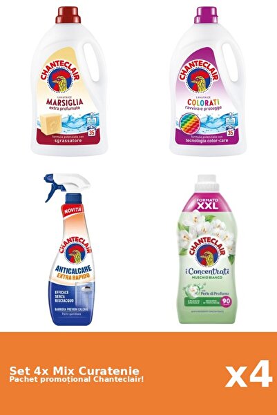 Chanteclair Set 4 Mix Curatenie Chanteclair: Marsilia, Mosc Alb, Color, Rapid