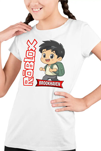 OEM Tricou Copii Fete Brookhaven Roblox Gamer