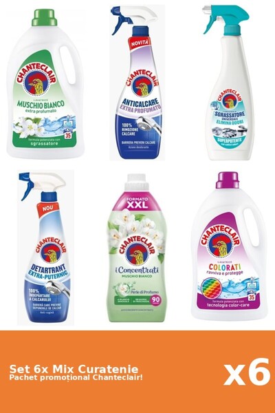 Chanteclair Set 6 Mix Curatenie Chanteclair: Color, Puternic, Parfumat, Mosc ...