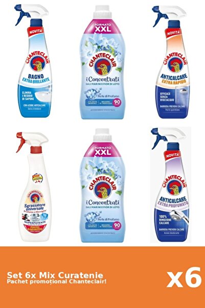 Chanteclair Set of 6 Chanteclair Cleaning Mix: Lotus, Classic, Scented, Marse...