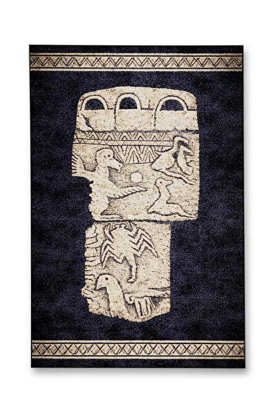 Rugs Modern Halı MOSSO Yeşil Tema Çiçek ve Çita Figür Desenli Dokuma Taban Mo...