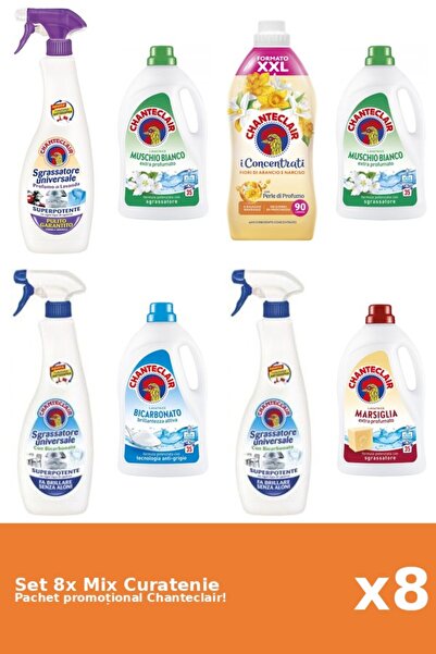 Chanteclair Set 8 Mix Curatenie Chanteclair: Bicarbonat, Portocale, Mosc Alb,...