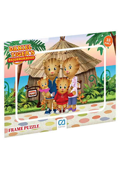 CA Games Daniel Tiger - Tatilde Lisanslı 35 Parça Çerçeveli 34x24cm Çocuk Puz...