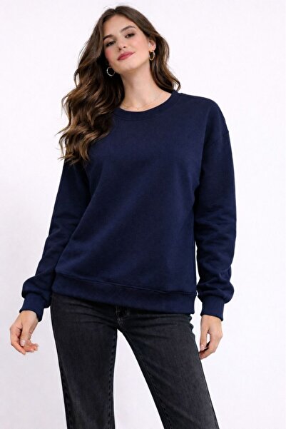CGA Women's Sweatshirt Basic Crew Neck Basic Sweatshirt