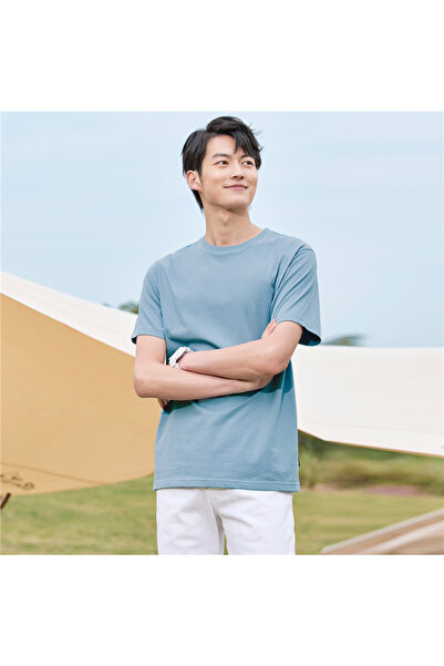 Giordano Men’s Relaxed Waffle Crew Neck Short Sleeve Tee