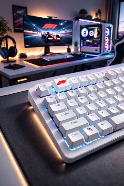 YAHO OYUNCAĞIN DOĞAL HALİ Kişiye Özel F1 Klavye Tuşu Keycap – Oyuncular ve Te...