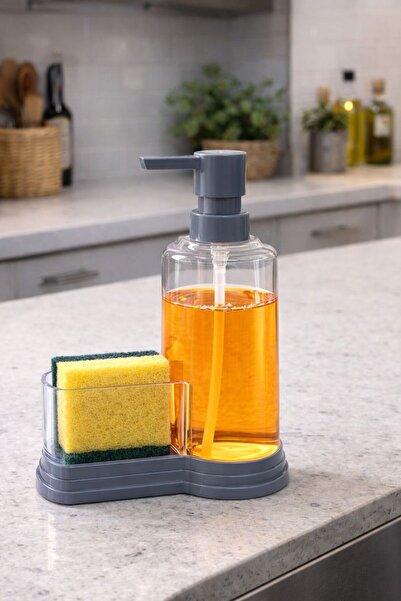 naturelove 4-Piece Bathroom Set in Two Colors - Trash Can, Wc Brush, Liquid S...