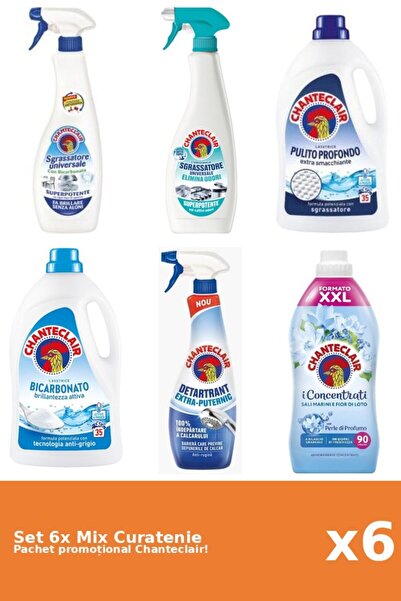 Chanteclair Set of 6 Chanteclair Cleaning Mix: Bicarbonate, Lotus, Classic, S...