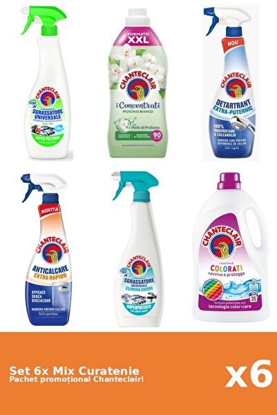 Chanteclair Set 6 Mix Curatenie Chanteclair: Lamaie, Puternic, Color, Mosc Al...