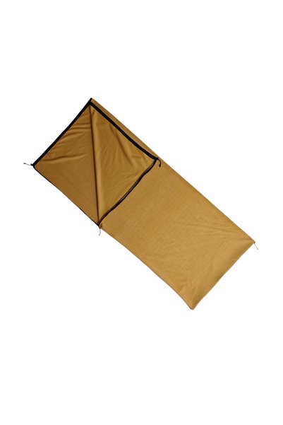 Naturecamp Urgi Camel Combinable Wide Fleece Camping Sleeping Bag - Blanket Bed Sheet with Ykk Zipper