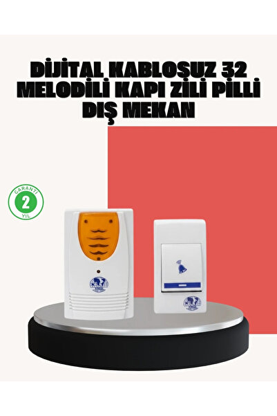 Epilons Wireless Kapı Zili Pratik Ve Zahmetsiz Günlük Kullanım
