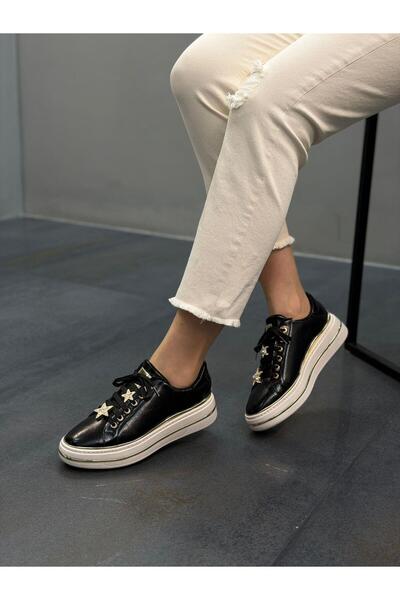 DİVA Γυναικεία casual αθλητικά παπούτσια Black Star Stone