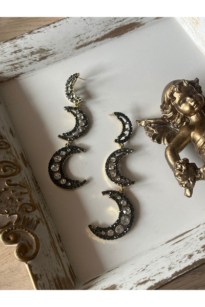 AKA DESIGN Zra Model Stone Planet Series Earrings