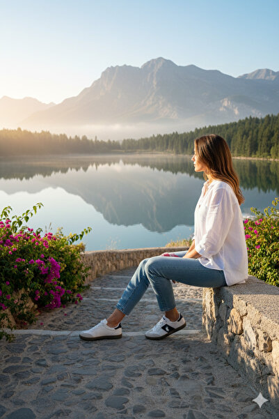 U.S. Polo Assn. Original Women's White Sneakers Sports Shoes