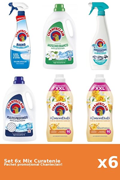 Chanteclair Set 6 Mix Curatenie Chanteclair: Clasic, AntiMiros, Portocale, Mo...