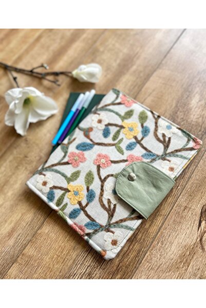 runa Dijital çicek desen kitap&tablet kılıfı 22-28 cm ölçüsünde