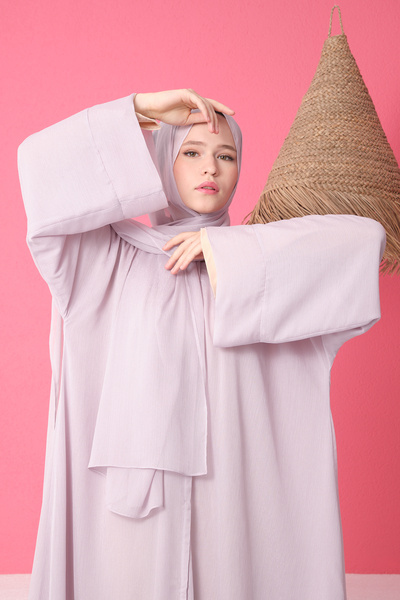 MODA S&S BZLİNE Premium Chiffon Abaya – Lightweight , Flowy and Elegant