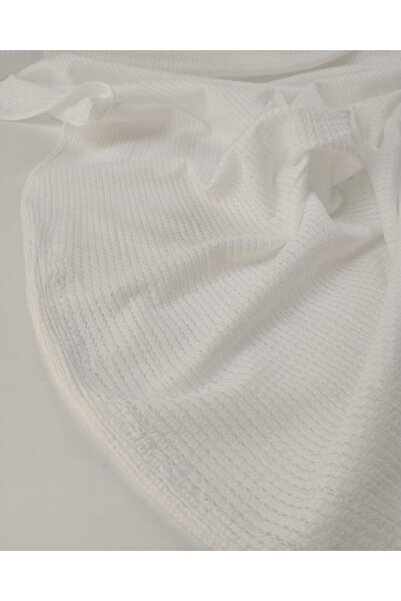 Kumaş Parça Jersey Fabric in White Color (Width 135 cm X Length 230 cm)