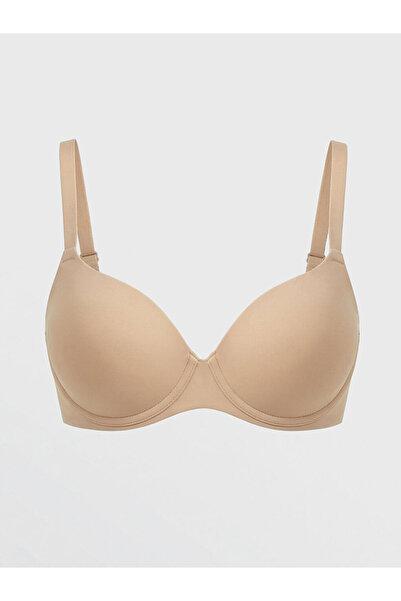 LC Waikiki حمالة صدر تي شيرت مسطحة بنصف حشوة وردية اللون