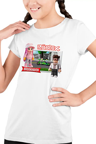 OEM Brookhaven Roblox Game Kids Girls T-Shirt