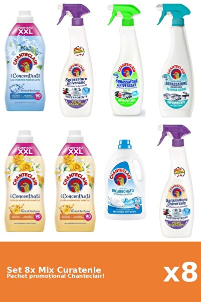 Chanteclair Set 8 Mix Curatenie Chanteclair: Lamaie, Bicarbonat, Lotus, Porto...