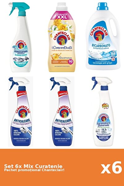 Chanteclair Set 6 Mix Curatenie Chanteclair: Bicarbonat, AntiMiros, Portocale...