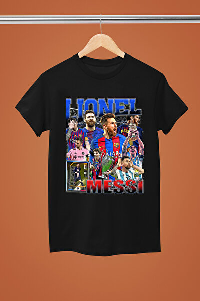 MAGORS TRICOU CU MÂNECĂ SCURTĂ, CU IMPRIMEU LEO MESSI, MODEL REGULAR, PACHET ...