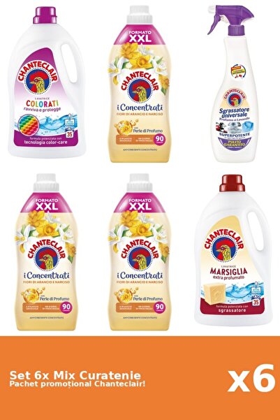 Chanteclair Set 6 Mix Curatenie Chanteclair: Marsilia, Portocale, Color, Mosc...