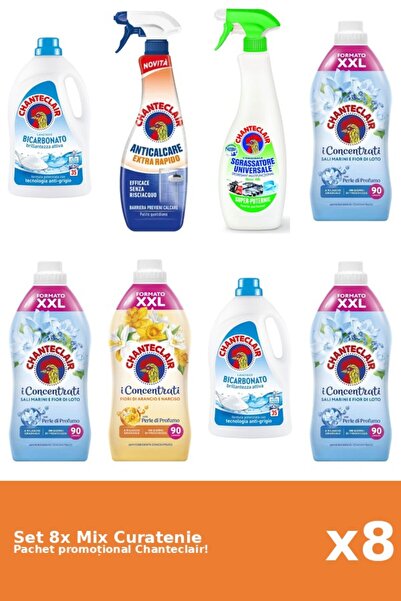Chanteclair Set 8 Mix Curatenie Chanteclair: Lamaie, Bicarbonat, Lotus, Porto...