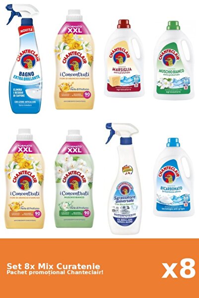 Chanteclair Set of 8 Chanteclair Cleaning Mix: Baking Soda, Classic, Orange, ...