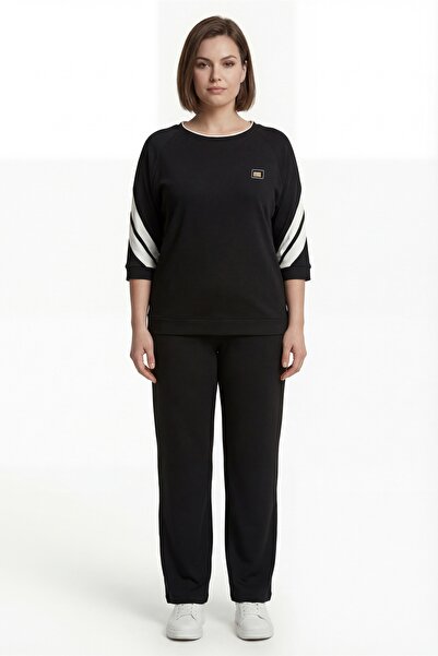 EXİTLİNE Women's Black Summer Elastic Waist Belt with Accessories Part Panele...