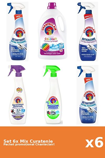 Chanteclair Set 6 Mix Curatenie Chanteclair: Lamaie, Color, Puternic, Parfuma...