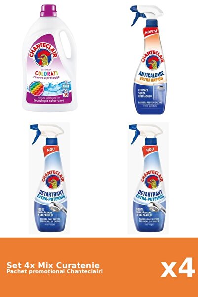 Chanteclair Set 4 Mix Curatenie Chanteclair: Rapid, Color, Puternic