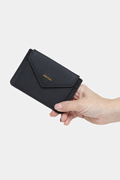 REWİNA حقيبة ماساريلي X جلد أصلي النسائية محفظة حامل بطاقات باللون الأسود مع ...