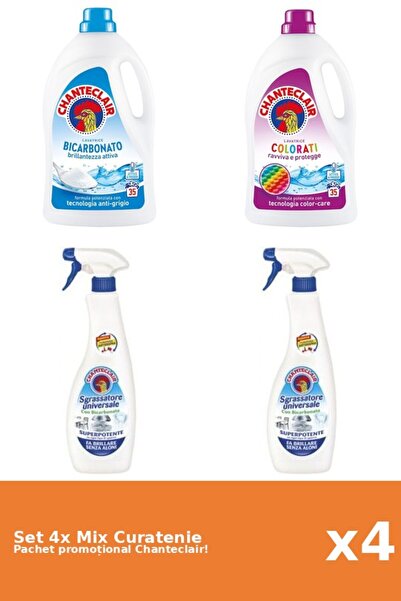 Chanteclair Set 4 Mix Curatenie Chanteclair: Bicarbonat, Color