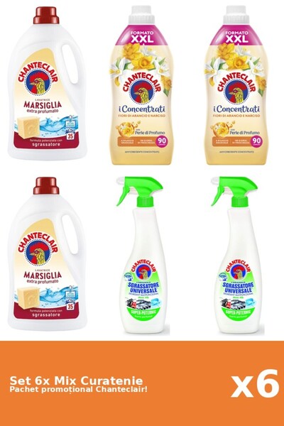 Chanteclair Set 6 Mix Curatenie Chanteclair: Lamaie, Marsilia, Portocale