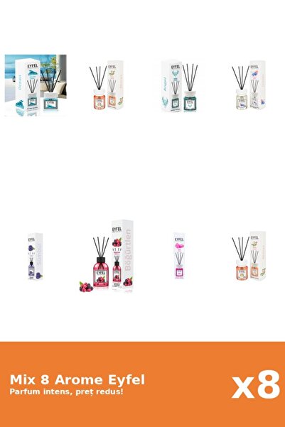 Eyfel Set 8 Mix Variat: 7 arome