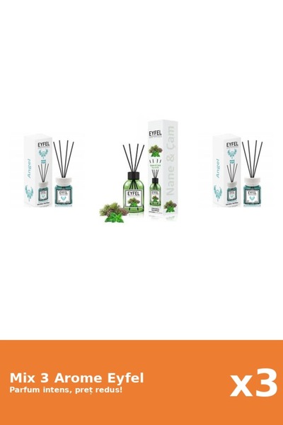 Eyfel Set 3 Mix Eyfel: 2x Angel, 1x Pin Si Menta