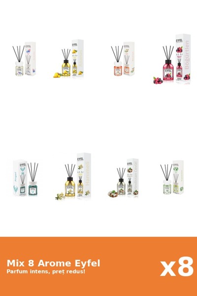 Eyfel Set 8 Mix Variat: 8 arome