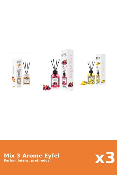 Eyfel Set 3 Mix Eyfel: 1x Ananas, 1x Fructe De Padure, 1x Piersica